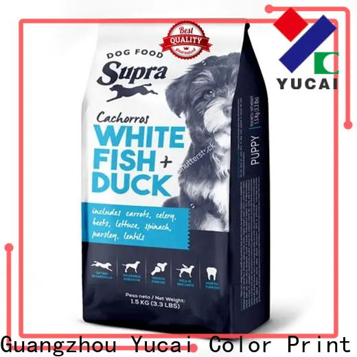 Yucai hot selling pet food packaging bag series for drinks