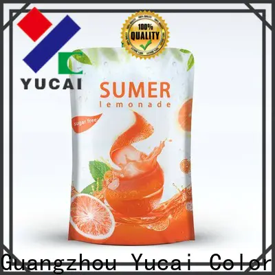 Yucai drink pouches with good price for food