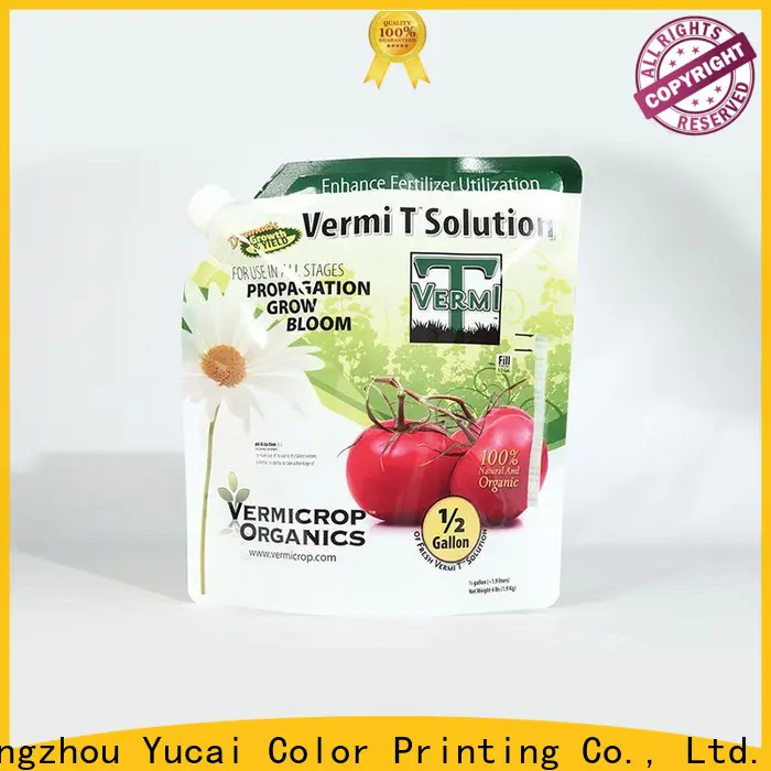 Yucai fertilizer packaging from China for food