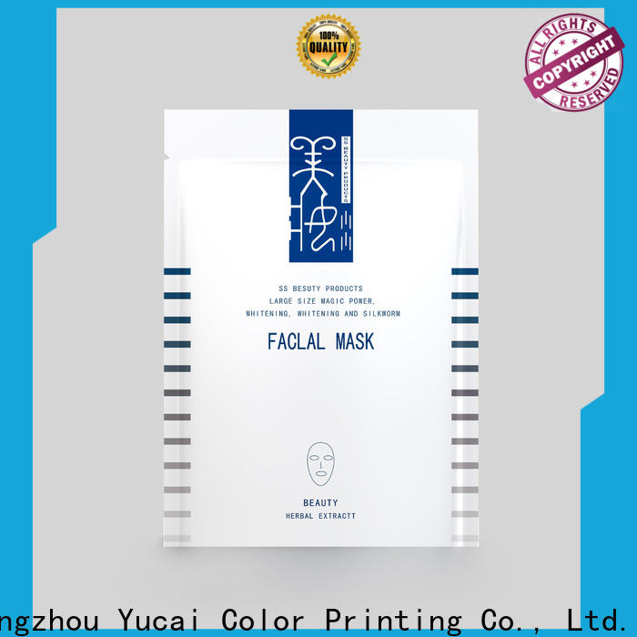 Yucai practical face mask packaging series for drinks