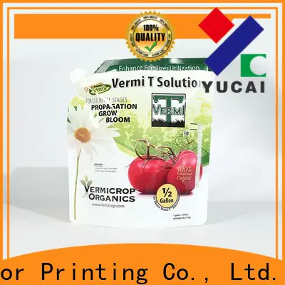 Yucai quality stand up bags manufacturer for drinks