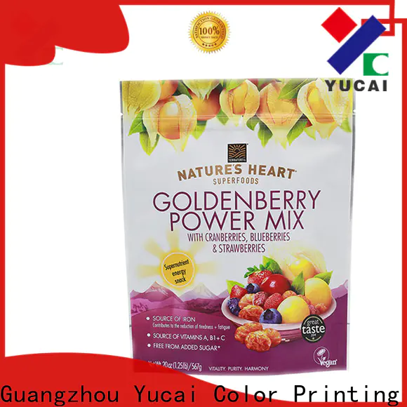 Yucai top quality food packaging bags factory for industry