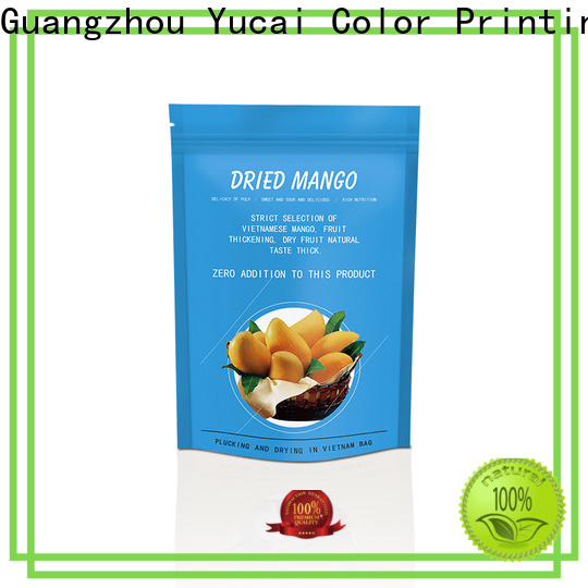 Yucai food packaging bags design for commercial