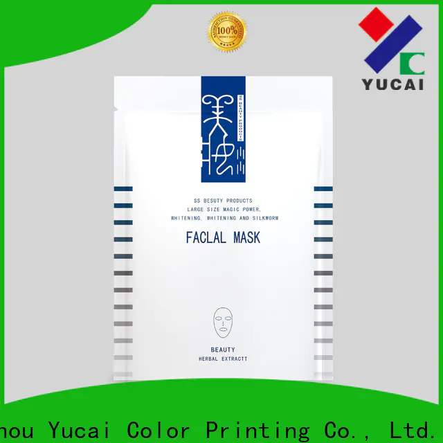 Yucai face mask packaging manufacturer for industry