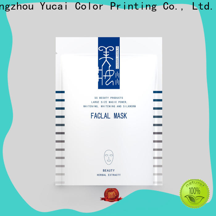 Yucai face mask packaging from China for food