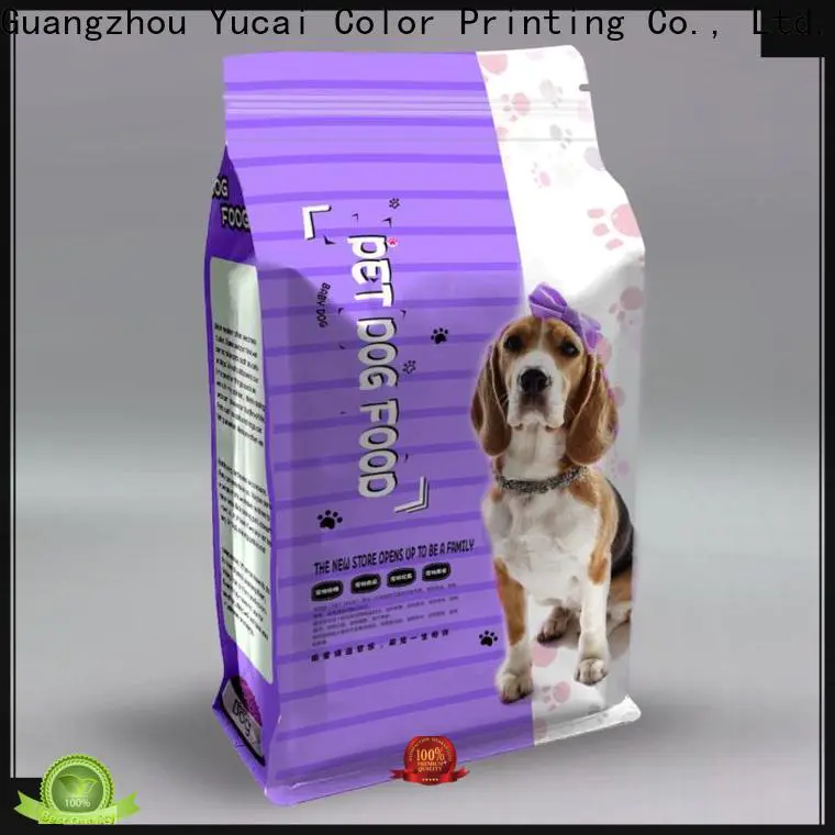Yucai pet food packaging from China for food