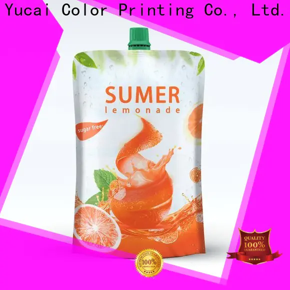 Yucai pouch packaging with good price for drinks